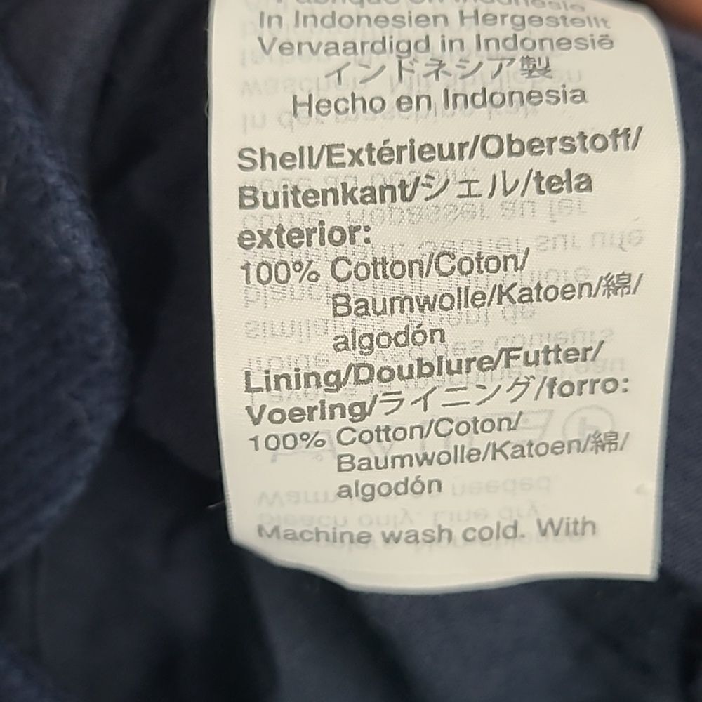 J.Crew Scalloped Basketweave Navy Blue Sleeveless Tank Dress Fit & Flare Size 8 - Picture 8 of 12